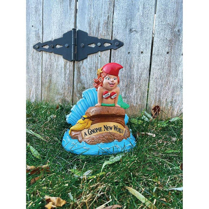 BigMouth Inc Little Mermaid Garden Gnome, Green-thumbed