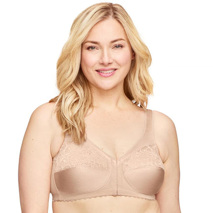 Glamorise MagicLift Front-Closure Support Wirefree Bra 1200 (Women's & Women's Plus)