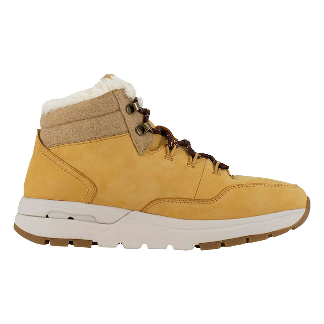 Rockport Women's Pulse Tech Work Construction Boot, Wheat, 7.5 Wide