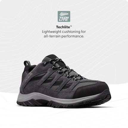 Columbia Men's Crestwood Low Rise Hiking Shoes, Black (Shark x Columbia Grey), 10.5 UK