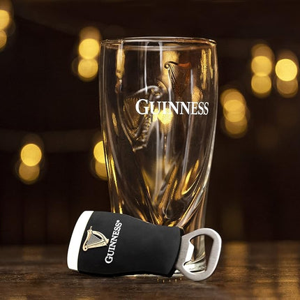Shamrock Gift Company Guinness Embossed Glass Bottle Opener 450ml