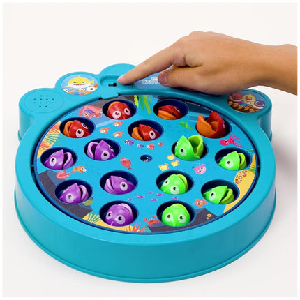 Spin Master Pinkfong Baby Shark Let's Go Hunt Musical Fishing Game Learning Educational Toy Preschool Board Game Summer Toy, for Families and Kids Ages 4 and Up