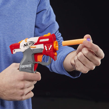 Nerf Micro Shots: Fortnite - Micro TS Dart-Firing Toy w/ 2 Official Elite Darts