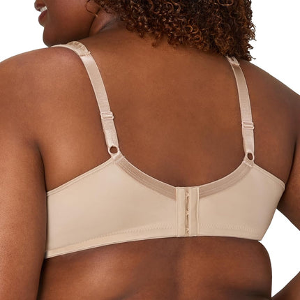 Playtex Women's 18-Hour Ultimate Lift Wireless Full-Coverage Bra, Single Or 2-Pack, Opaque, Almond Animal, 42DD