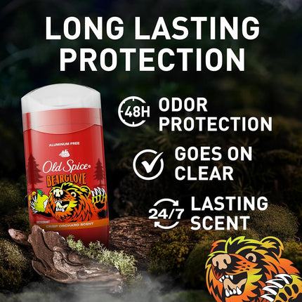 Old Spice Wild Collection Bear Glove Men's Deodorant, 3 Ounce