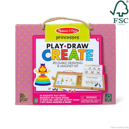 Play, Draw, Create - Princess [Toy] [Sep 27, 2019] Melissa & Doug