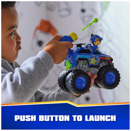 Paw Patrol: Rescue Wheels Chase�s Cruiser, Toy Truck with Projectile Launcher and Collectible Action Figure, Kids� Toys for Boys & Girls Ages 3 and up
