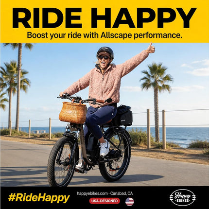 HEB ALLSCAPE 24x4 Ebike Tires, 24 Inch Bike Tires, Fat Tire, 2 Pack