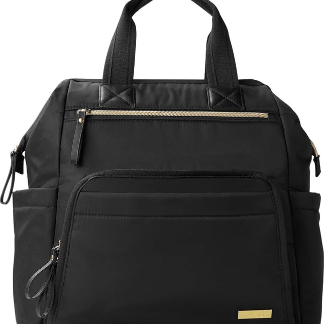 Skip Hop Main Frame Wide Open Backpack, Black