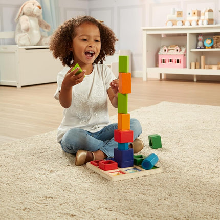 Melissa & Doug Shape Sequence Wooden Sorting Set and Educational Toy