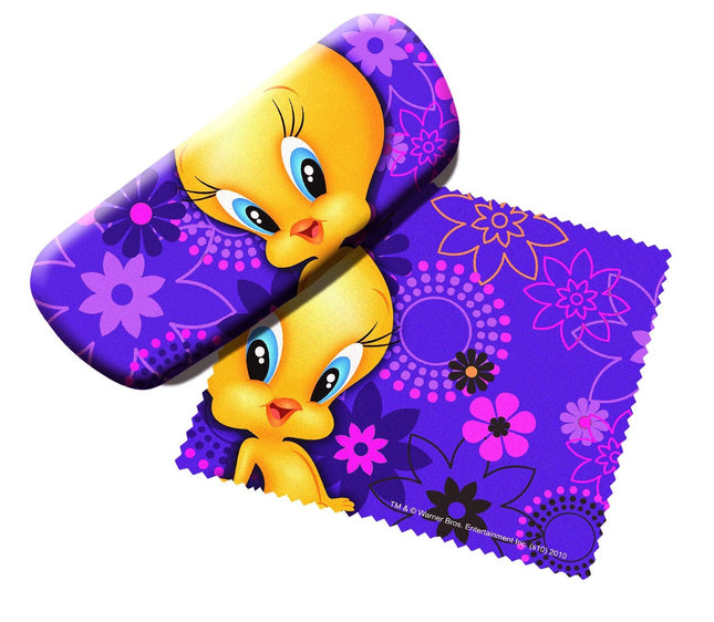 Spoontiques Looney Tunes Tweety Bird Eyeglass Case