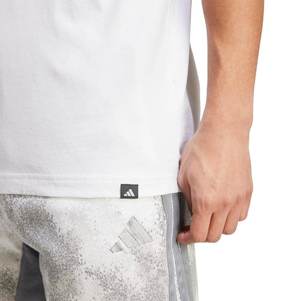 adidas Men's Camouflage Graphic T-Shirt, White/Explorer, XL Tall