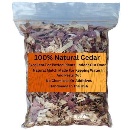 100% Natural Cedar Shavings | Mulch | Great for Ou