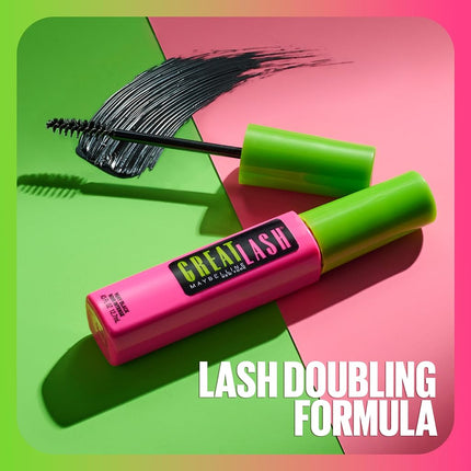 Maybelline Great Lash BIG Washable Mascara, Volumizing, Thickening, Lengthening Mascara, Very Black, 1 Count