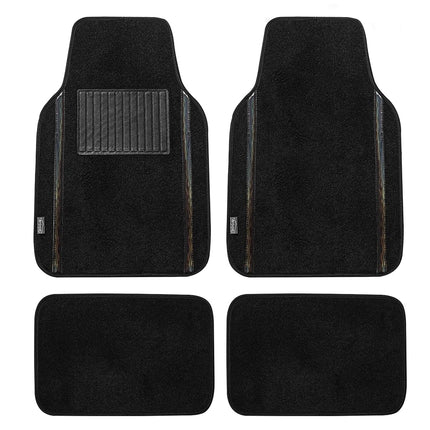 FH Group F14413BLACK-AVC Floor Mat, Metallic Strip
