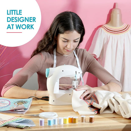 CraftBud CB-MINISWNGSET Sewing Machines, Blue, Basic Set