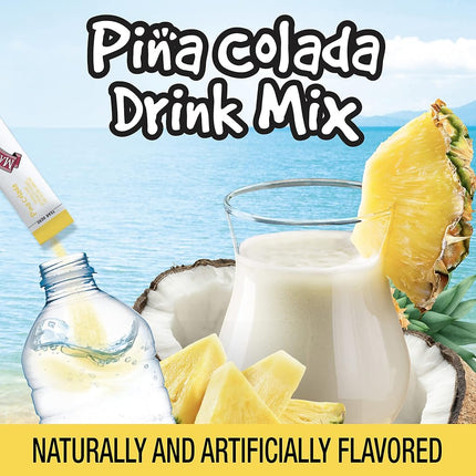 Margaritaville Singles To Go Water Drink Mix - Pina Colada Flavored, Non-Alcoholic Powder Sticks (12 Boxes with 6 Packets Each - 72 Total Servings)