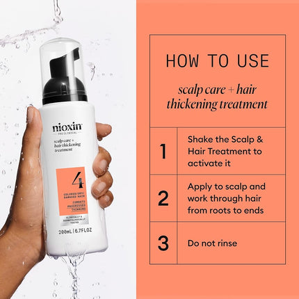 Nioxin System 4 Scalp Treatment, 200 Ml