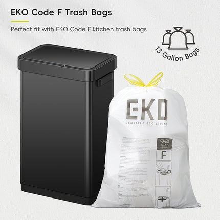 EKO Kitchen Automatic Sensor Rubbish Bin, 50L, Matte Black