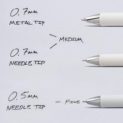Pentel EnerGel Pearl Deluxe RTX Retractable Gel Pen, 0.7mm Needle Tip, 2 Pack, Violet Ink (BLN77WBP2V)