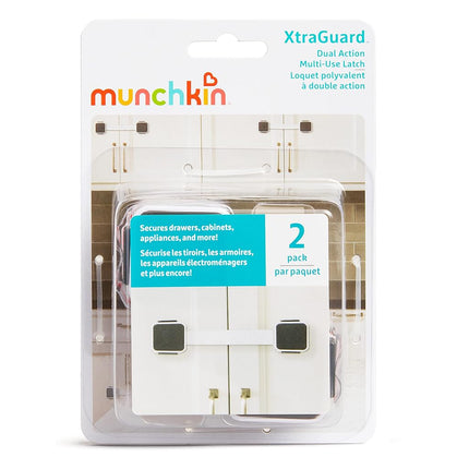 Munchkin Xtraguard Dual Action Multi Use Latches, 2 Count by Munchkin