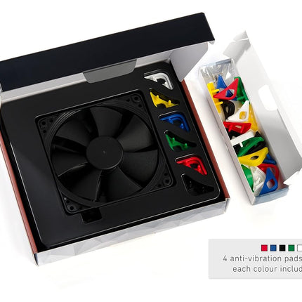 Noctua NF-F12 PWM chromax.black.swap, High-Performance Quiet Fan 120mm