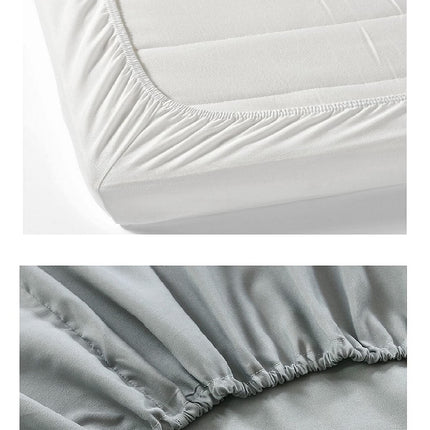 Elegant Comfort, Luxury Hotel Quality 1500 Microfibre Sheet Set - 4 Piece - Pleat with Full Elasticated Corners, Pocket up to 16" Deep Pocket, Double - Green