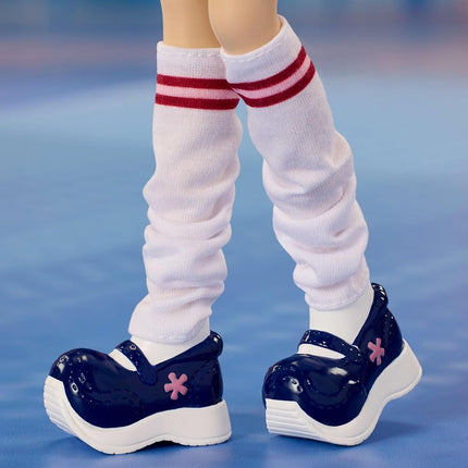 Barbie Signature My Scene Nolee Doll and Accessories, Y2K-Inspired Outfit with Sporty Matching Set, Cropped Jacket, Leg Warmers and Doll Stand, JBH79