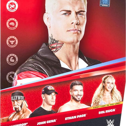 Mattel WWE Cody Rhodes Action Figure, Main Event Series #165