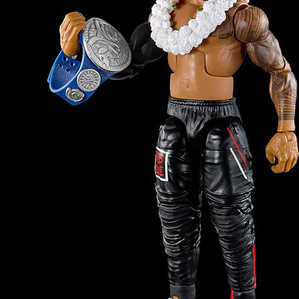 Mattel WWE Jimmy USO Top Picks Elite Collection Action Figure, Articulation & Life-Like Detail, Interchangeable Accessories, 6-In (HKN56)