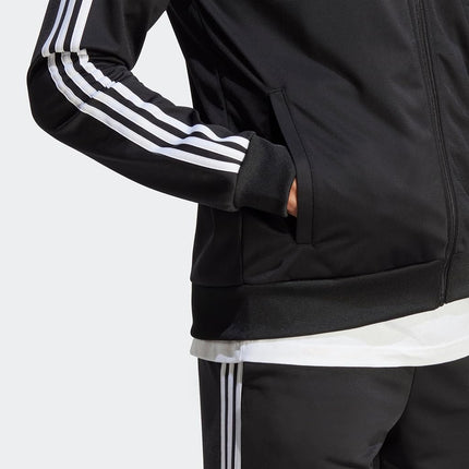 adidas Mens Sportswear Basic 3-stripes Tricot Track Suit, Black, Medium