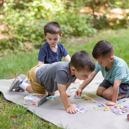 Melissa & Doug Lote de 2 rompecabezas de 24 piezas de los Parques Nacionales Yellowstone y Gran Cañón para niños y niñas de 3 años en adelante