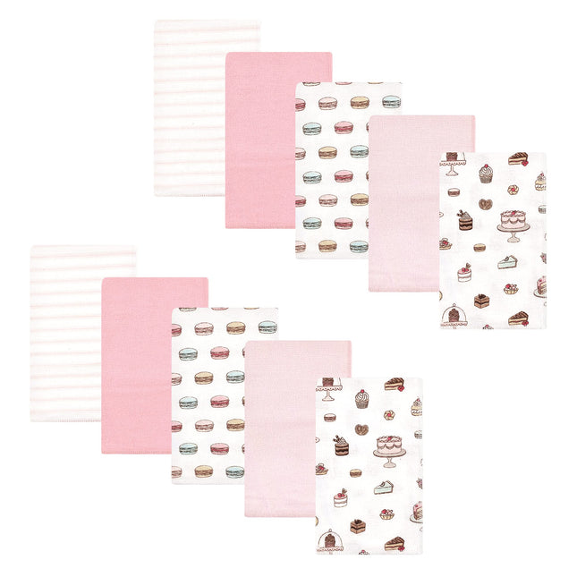 Hudson Baby Unisex Baby Cotton Flannel Burp Cloths