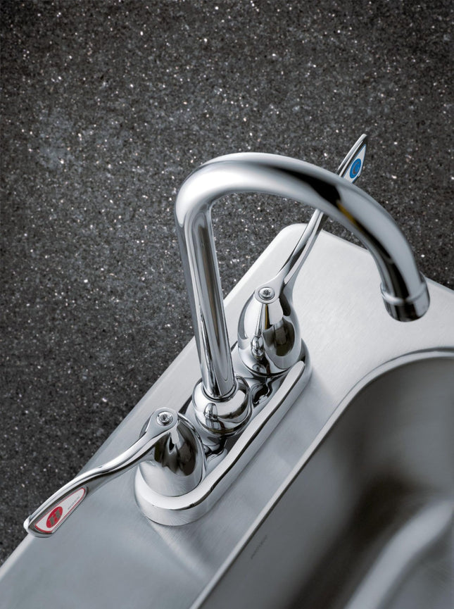 Moen 8938 M-Bition Commercial 2-Handle Bar or Pantry Faucet 1.5 gpm with Wing Handles, Chrome