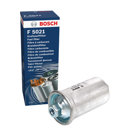 Bosch F5021 Car Gasoline Filter - Separates Partic