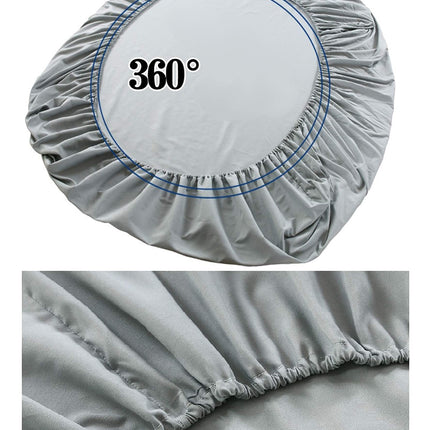 Elegant Comfort Luxury Soft Bed Sheets Palm Leaves Pattern - 1500 Premium Hotel Quality Microfiber Softness Wrinkle and Fade Resistant (6-Piece) Bedding Set, Queen, Palm Leaves