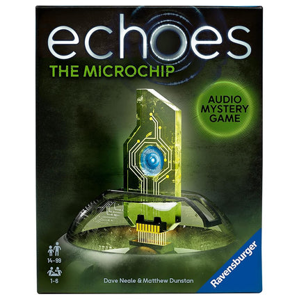Ravensburger Echoes The Microchip - Immersive Audio Murder Mystery Party Game for Adults Age 14 Years Up - 1 to 6 Players