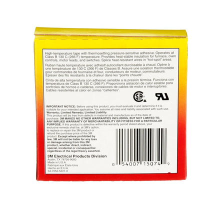 3M Glass Cloth Electrical Tape 27, 3/4 in X 66 FT