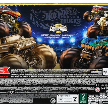 Hot Wheels Monster Trucks Trophy Champions Collection
