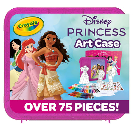 Crayola Disney Princess Art Case (75ct) Art Kit fo