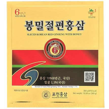 Pocheon 300g(10.6oz) 6Years Sliced Korean Panax Re