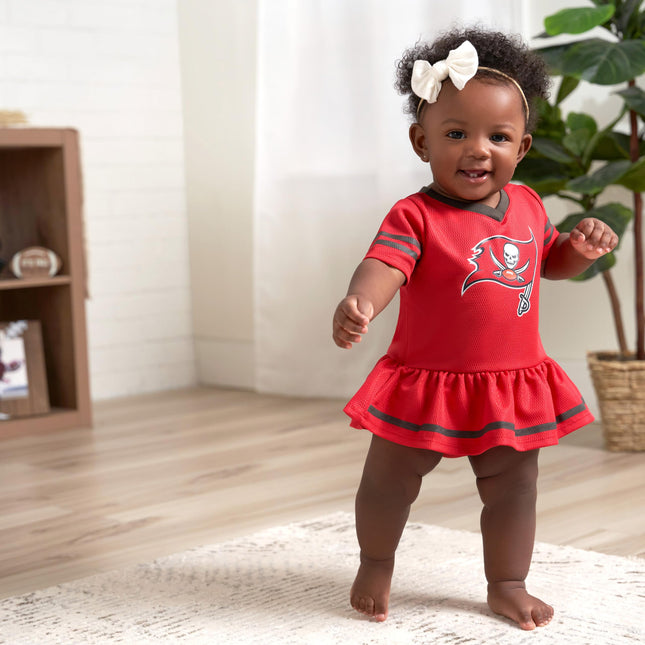 Vestido y cubrepañal de equipos de la NFL para niña de Gerber
