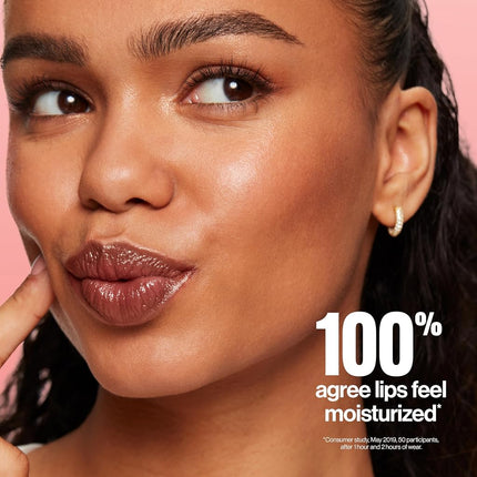 REVLON Super Lustrous Glass Shine Balm, Hydrating Tinted Lip Balm with Hyaluronic Acid, Aloe & Rose Quartz, Light Brown Lipstick, NEW Shade, 011 Sparkling Honey, 0.11 oz