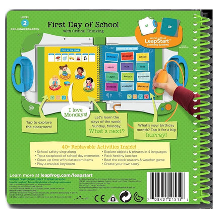 LeapFrog 21512 LeapStart Preschool First Day of School and Critical Thinking Activity Book