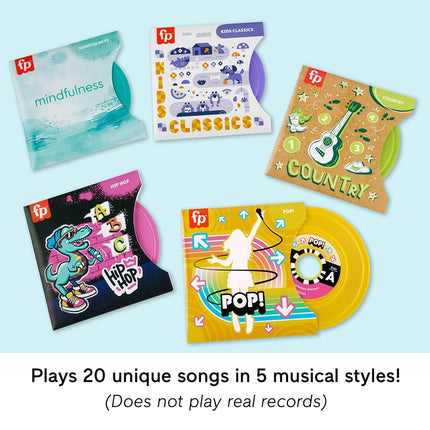 Fisher-Price Musical Toy, Rockin’ Record Player for Preschool Pretend Play for Kids Ages 3+ Year, HXX58