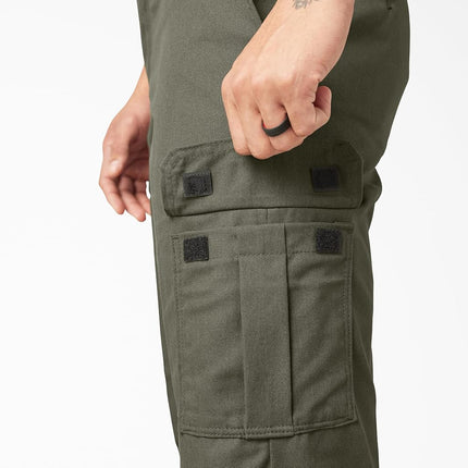 Dickies Flex Regular Fit Cargo Pants, Moss Green, 42 32