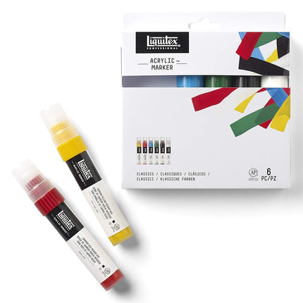 Liquitex 6-Piece Professional Paint Wide Marker Set
