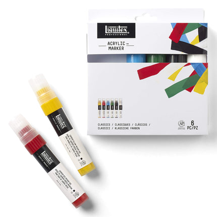 Liquitex 6-Piece Professional Paint Wide Marker Set