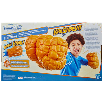 Marvel Studios’ The Fantastic Four: First Steps Marvel’s The Thing Clobberin’ FX Fists Role-play Toys, Orange