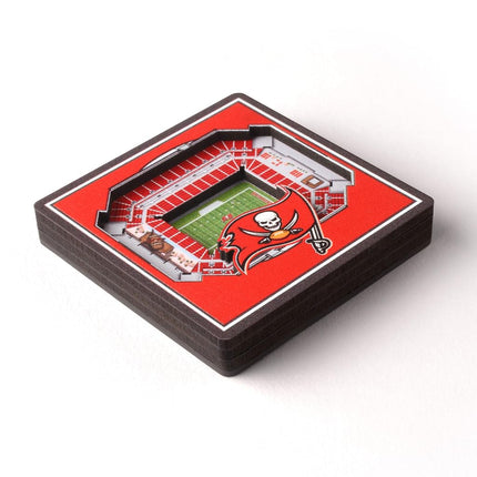 YouTheFan NFL TAMPA BAY BUCCANEERS Stadium View Magnet 7cm x 7cm